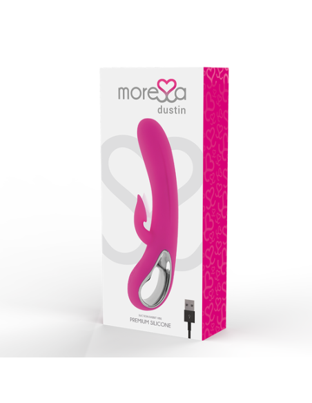 MORESSA Dustin: Vibrador Succionador Clitoral Premium Silicona Recargable para Orgasmos Inigualables