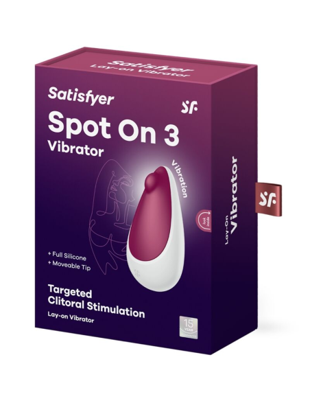 SATISFYER - SPOT ON 3 ESTIMULADOR DE CLÍTORIS ROJO