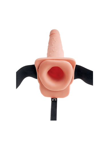 FETISH FANTASY SERIES - ARNÉS CON PENE REALÍSTICO EYACULADOR 22,9CM