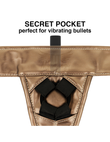 MYTHOLOGY FANTASY HARNESS - ARNÉS BRONCE S-M