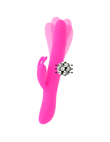 MORESSA Somer - Vibrador Rotador Perlado con Potente Vibración Premium en Silicona 100% Segura para el Cuerpo