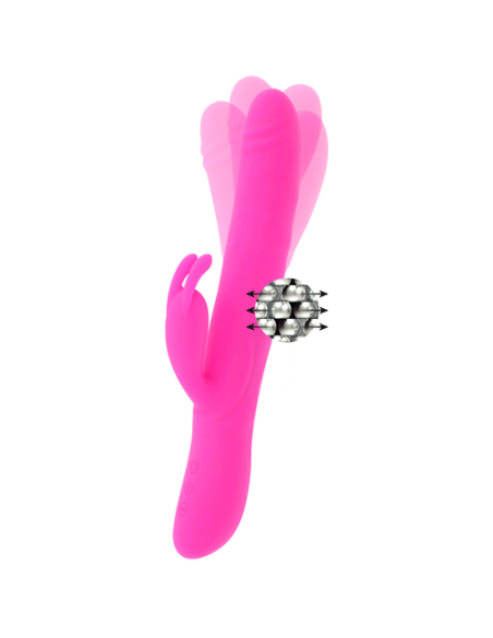 MORESSA Somer - Vibrador Rotador Perlado con Potente Vibración Premium en Silicona 100% Segura para el Cuerpo