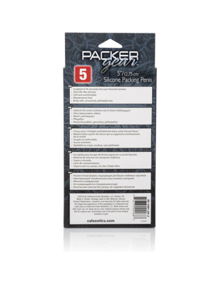 CALEXOTICS - PACKING PENIS PENE DE SILICONA 12.75CM CARAMELO