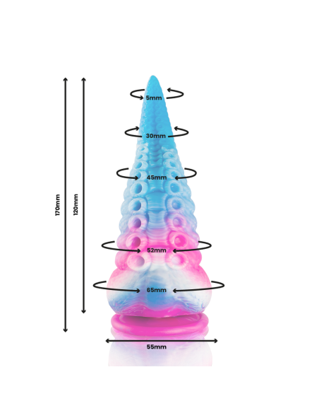 EPIC - PHORCYS DILDO TENTÁCULO AZUL TAMAÑO PEQUEÑO