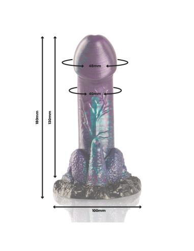 EPIC - BASILISK DILDO DOBLE PLACER ESCAMOSO TAMAÑO PEQUEÑO