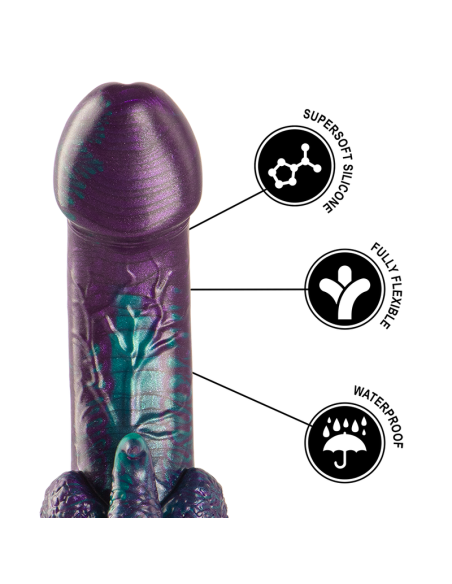EPIC - BASILISK DILDO DOBLE PLACER ESCAMOSO TAMAÑO PEQUEÑO