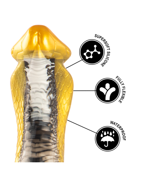 EPIC - DRAKON DILDO COBRA AMARILLA