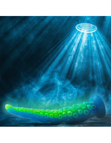 EPIC - SCYLLA DILDO TENTÁCULO FINO FLUORESCENTE TAMAÑO GRANDE