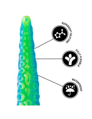 EPIC - SCYLLA DILDO TENTÁCULO FINO FLUORESCENTE TAMAÑO PEQUEÑO