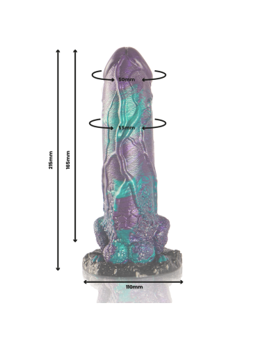 EPIC - BASILISK DILDO DOBLE PLACER ESCAMOSO TAMAÑO GRANDE