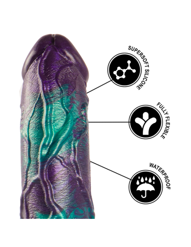 EPIC - BASILISK DILDO DOBLE PLACER ESCAMOSO TAMAÑO GRANDE