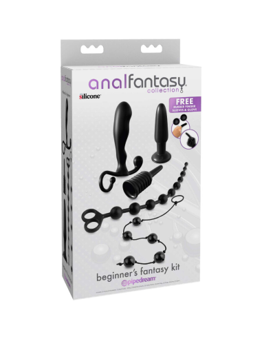 ANAL FANTASY ELITE COLLECTION - KIT FANTASÍA ANAL PARA PRINCIPIANTES NEGRO