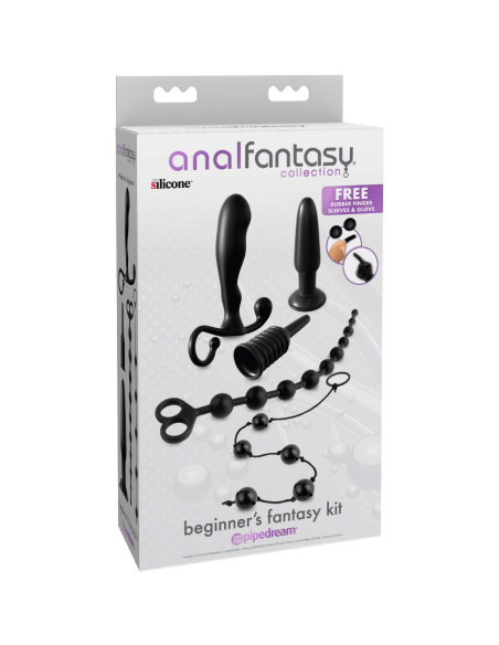 ANAL FANTASY ELITE COLLECTION - KIT FANTASÍA ANAL PARA PRINCIPIANTES NEGRO