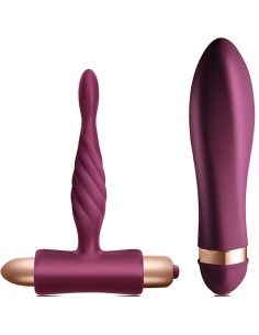 CLIMAXIMUM - DARE KIT VIBRADOR TRENZADO PLUG ANAL PRINCIPIANTES