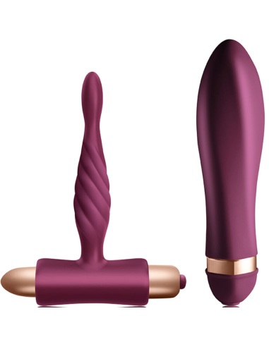 CLIMAXIMUM - DARE KIT VIBRADOR TRENZADO PLUG ANAL PRINCIPIANTES