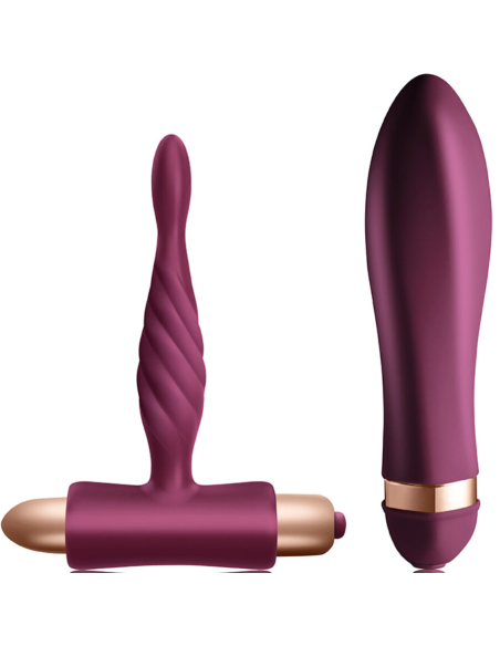 CLIMAXIMUM - DARE KIT VIBRADOR TRENZADO PLUG ANAL PRINCIPIANTES
