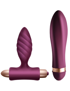 CLIMAXIMUM - DESIRE KIT VIBRADOR PLUG ANAL TRENZADO