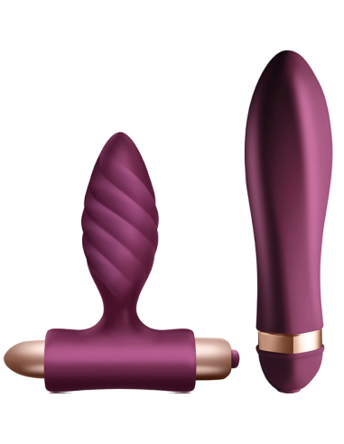 CLIMAXIMUM - DESIRE KIT VIBRADOR PLUG ANAL TRENZADO