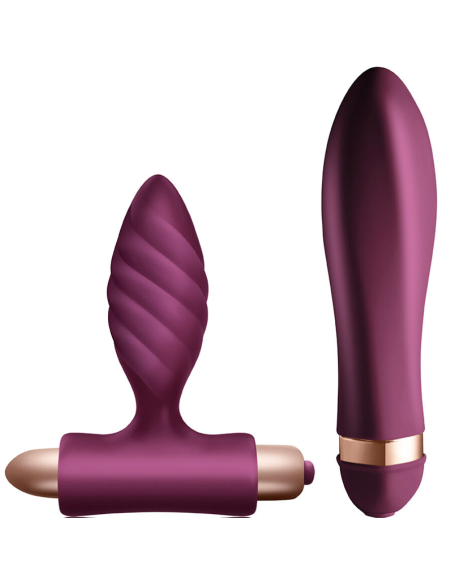 CLIMAXIMUM - DESIRE KIT VIBRADOR PLUG ANAL TRENZADO