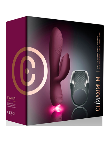 CLIMAXIMUM - LAMOUR KIT VIBRADOR RABBIT ANILLO PENE LED