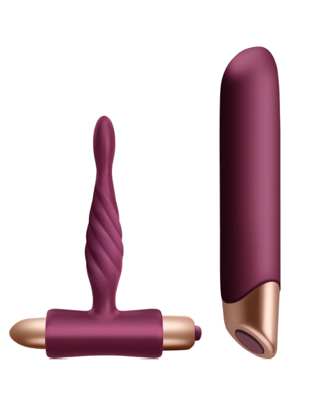 CLIMAXIMUM - RAPTURE KIT VIBRADOR CLÁSICO PLUG ANAL PRINCIPIANTES