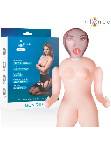 INTENSE DOLLS - MONIQUE MUÑECA HINCHABLE CON TRES ORIFICIOS