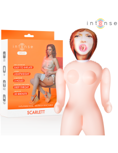 INTENSE DOLLS - SCARLETT MUÑECA HINCHABLE CON TRES ORIFICIOS