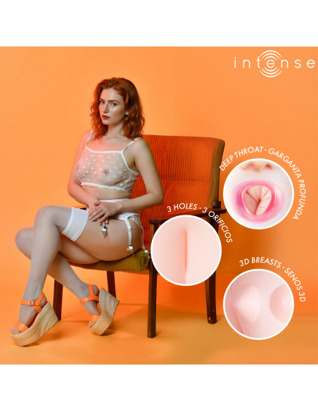 INTENSE DOLLS - SCARLETT MUÑECA HINCHABLE CON TRES ORIFICIOS