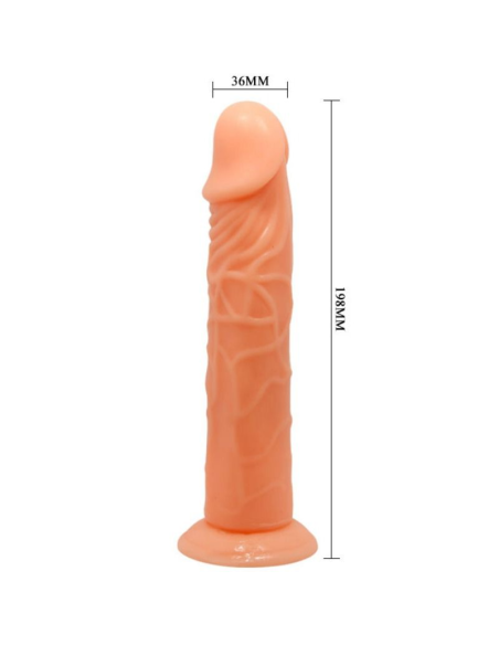 BAILE - DILDO VIVE REALISTIC 19.8 CM COR NATURAL