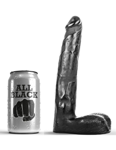 ALL BLACK - DILDO REALÍSTICO 21 CM