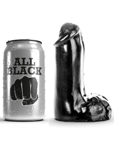 ALL BLACK - DILDO REALÍSTICO 13 CM