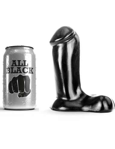 ALL BLACK - DILDO REALÍSTICO 14 CM