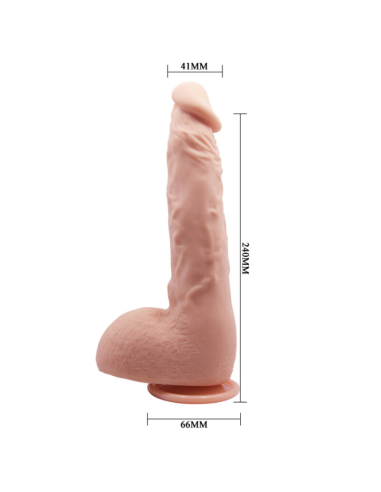 BAILE - DILDO REALÍSTICO JASON NATURAL 24 CM