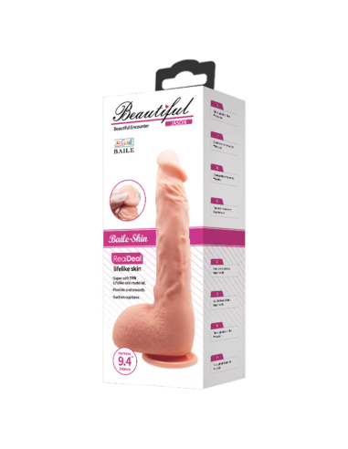 BAILE - DILDO REALÍSTICO JASON NATURAL 24 CM
