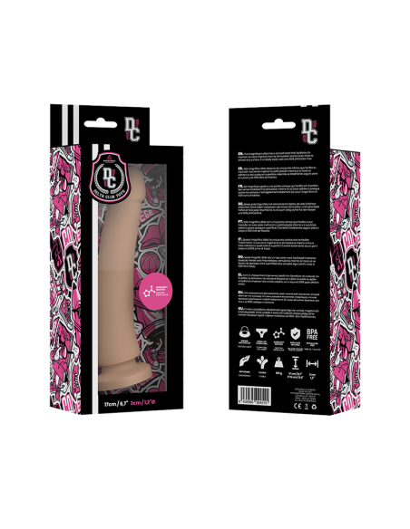 DELTA CLUB - DILDO REALISTA NATURAL SILICONA MEDICA 17 CM -O- 3 CM
