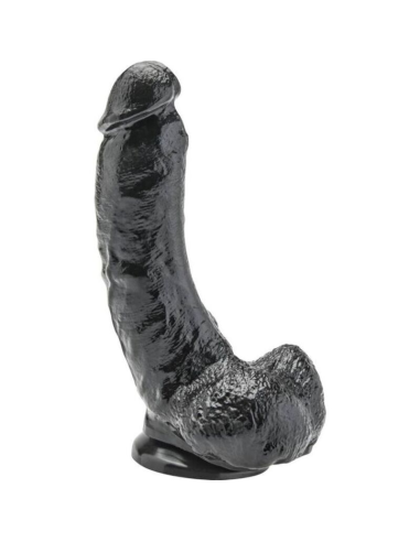 GET REAL - DILDO 20,5 CM CON TESTÍCULOS NEGRO
