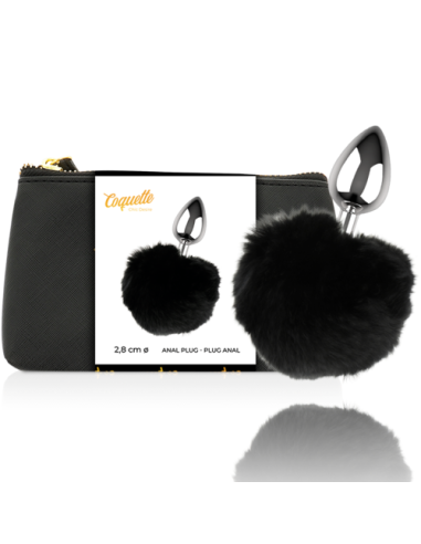 COQUETTE - CHIC DESIRE Plug Anal De Metal con Pompón | SexPlace.MX