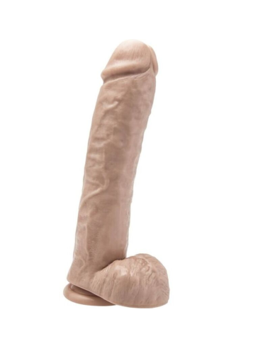 GET REAL - DILDO 28 CM CON TESTÍCULOS NATURAL
