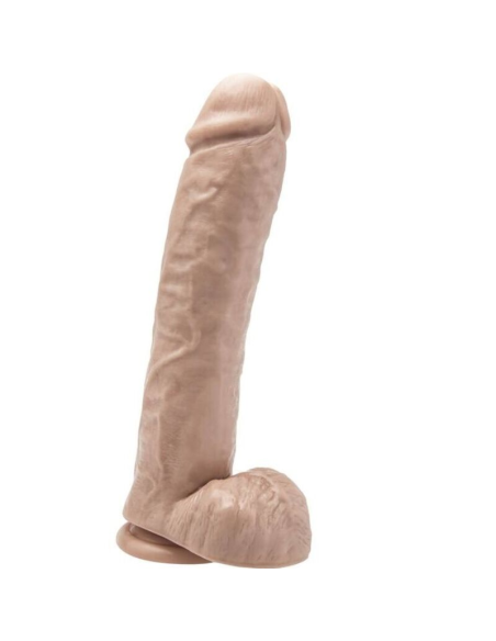 GET REAL - DILDO 28 CM CON TESTÍCULOS NATURAL