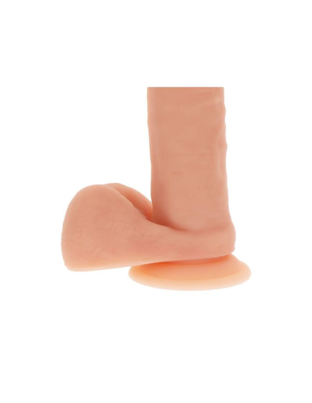 GET REAL - DILDO SILICONA 20,5 CM CON TESTÍCULOS NATURAL
