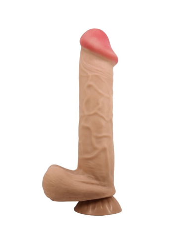 PRETTY LOVE - SLIDING SKIN SERIES DILDO REALÍSTICO CON VENTOSA PIEL DESLIZANTE 26 CM
