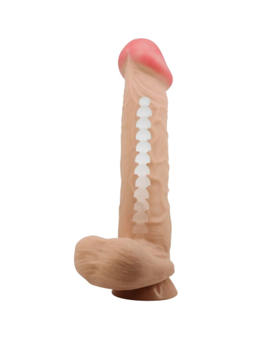 PRETTY LOVE - SLIDING SKIN SERIES DILDO REALÍSTICO CON VENTOSA PIEL DESLIZANTE 26 CM