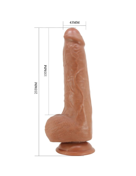 PRETTY LOVE - DRACO DILDO REALÍSTICO 23 CM MODELO 2 NATURAL