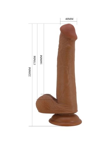 PRETTY LOVE - TALLEN DILDO REALÍSTICO 22 CM MULATO