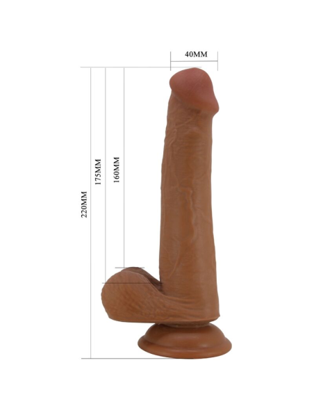 PRETTY LOVE - TALLEN DILDO REALÍSTICO 22 CM MULATO