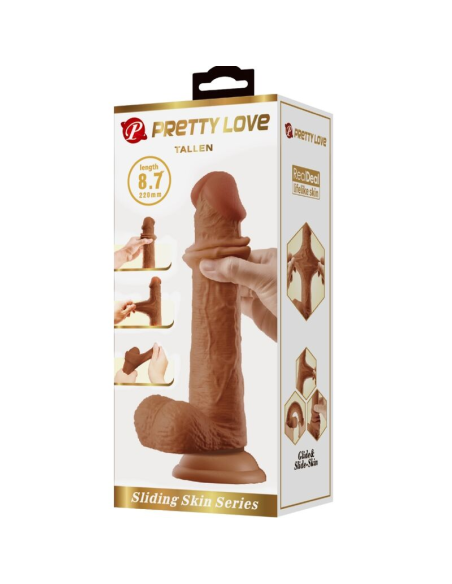 PRETTY LOVE - TALLEN DILDO REALÍSTICO 22 CM MULATO