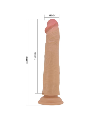 PRETTY LOVE - SHARIFE DILDO REALÍSTICO 25 CM NATURAL