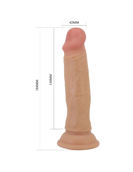 PRETTY LOVE - QUENTIN DILDO REALÍSTICO 18 CM NATURAL