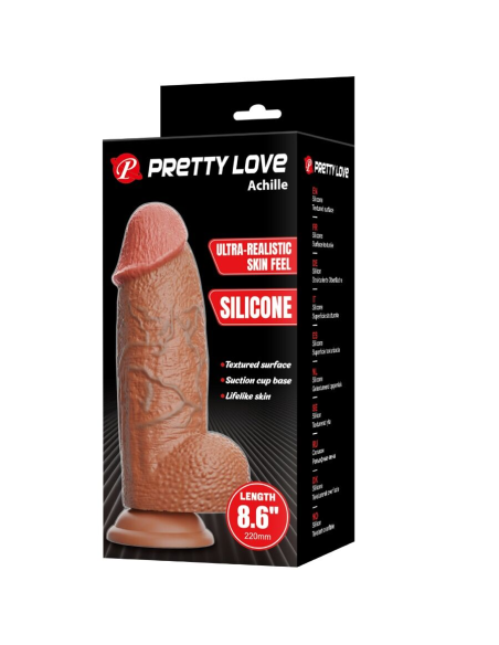 PRETTY LOVE - ACHILLE DILDO ULTRA REALÍSTICO 22 CM