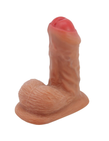 PRETTY LOVE - WARNELL DILDO ULTRA REALÍSTICO Y ELÁSTICO 9.5 CM MULATO